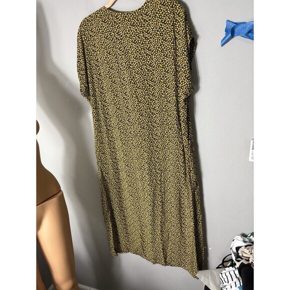 Madewell Spring Fling Womens Easy midi Dress Front Cutout Bitsy Floral L - Picture 4 of 14